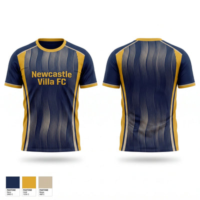 Newcastle Villa FC Short Sleeve Performance Shirt - 2