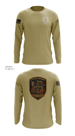 Long Sleeve Performance Shirt, Heritage Companies Security Services Division, , Teamtime, Team time, sublimation, custom sports apparel, team uniforms, spirit wear, spiritwear, sports uniforms, custom shirts, team store, custom team store, fundraiser sports, apparel fundraiser