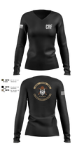 91 MSOS CRF 96994993 Women's Long Sleeve V-neck Shirt - 101