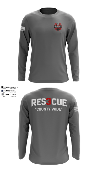 Long Sleeve Performance Shirt, North Towanda Fire Rescue, Fire Department, Teamtime, Team time, sublimation, custom sports apparel, team uniforms, spirit wear, spiritwear, sports uniforms, custom shirts, team store, custom team store, fundraiser sports, apparel fundraiser