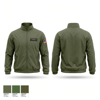 Windbreaker, Latimer County Sheriff, Police, Teamtime, Team time, sublimation, custom sports apparel, team uniforms, spirit wear, spiritwear, sports uniforms, custom shirts, team store, custom team store, fundraiser sports, apparel fundraiser