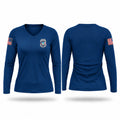 DCPS Police Women's Long Sleeve V-neck Shirt - 1