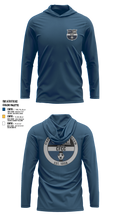 Cape Fear Community College Soccer 4526696 Long Sleeve Performance Shirt with hood - 5
