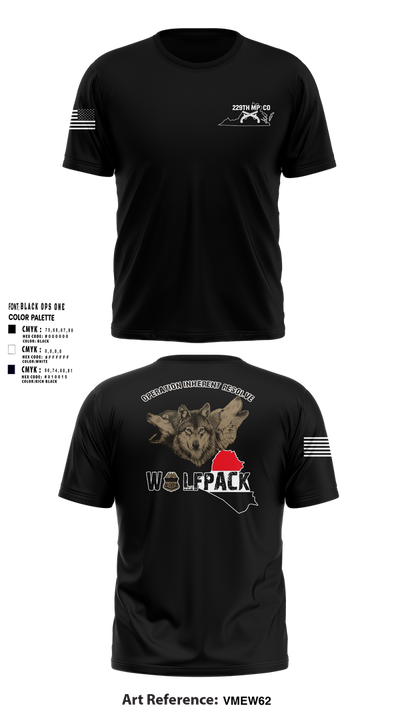 229th mp co Short Sleeve Performance Shirt - 102