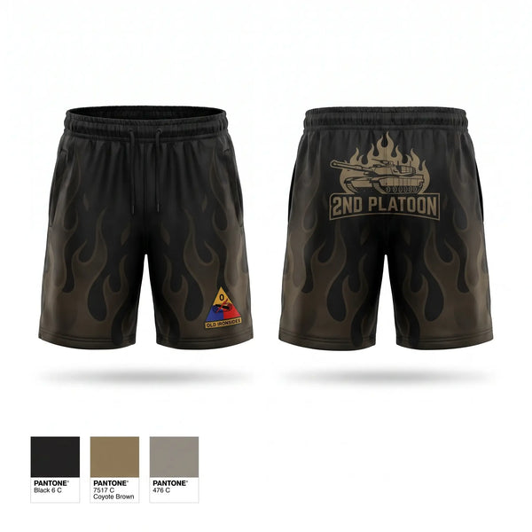 Athletic Shorts With Pockets, 4-1 FA, Army, Teamtime, Team time, sublimation, custom sports apparel, team uniforms, spirit wear, spiritwear, sports uniforms, custom shirts, team store, custom team store, fundraiser sports, apparel fundraiser