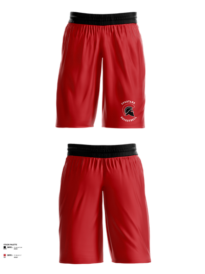 Spartans 20463365 Mens Basketball Shorts 2