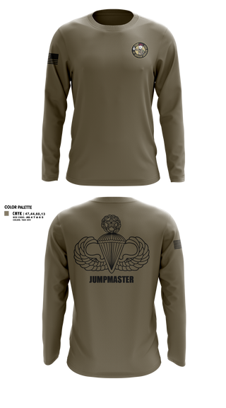 Long Sleeve Performance Shirt, 360 CA BDE (Airborne), Army, Teamtime, Team time, sublimation, custom sports apparel, team uniforms, spirit wear, spiritwear, sports uniforms, custom shirts, team store, custom team store, fundraiser sports, apparel fundraiser