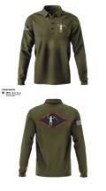 BTRY C, 2d LAAD Bn 96384360 Long Sleeve Performance Polo - 1