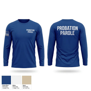 Long Sleeve Performance Shirt, Probation & Parole, Police, Teamtime, Team time, sublimation, custom sports apparel, team uniforms, spirit wear, spiritwear, sports uniforms, custom shirts, team store, custom team store, fundraiser sports, apparel fundraiser
