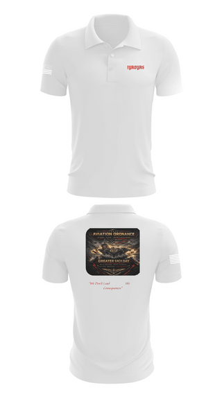 Short Sleeve Performance Polo, Aviation Ordinance AAO CH.69, Navy, Teamtime, Team time, sublimation, custom sports apparel, team uniforms, spirit wear, spiritwear, sports uniforms, custom shirts, team store, custom team store, fundraiser sports, apparel fundraiser