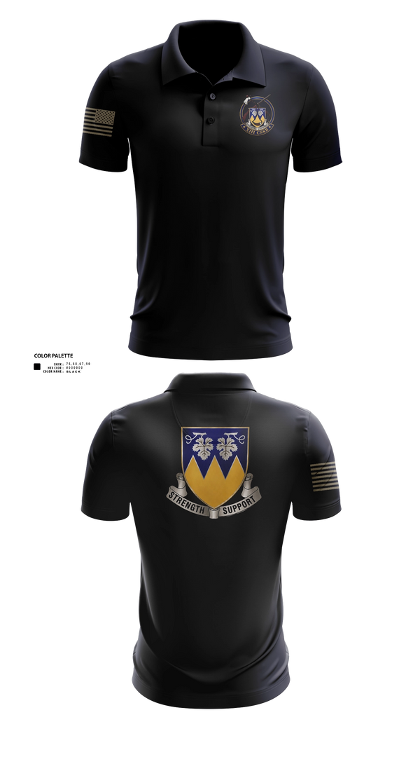 Short Sleeve Performance Polo, 513th Transportation Company, Army, Teamtime, Team time, sublimation, custom sports apparel, team uniforms, spirit wear, spiritwear, sports uniforms, custom shirts, team store, custom team store, fundraiser sports, apparel fundraiser
