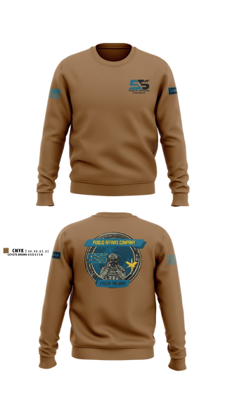 Crew Neck Sweatshirt, 55th ComCam Kraken, Army, Teamtime, Team time, sublimation, custom sports apparel, team uniforms, spirit wear, spiritwear, sports uniforms, custom shirts, team store, custom team store, fundraiser sports, apparel fundraiser