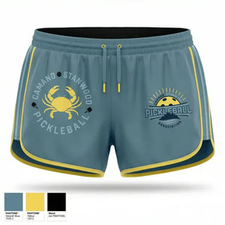 Womens Shorts, Camano Stanwood Pickleball Association, , Teamtime, Team time, sublimation, custom sports apparel, team uniforms, spirit wear, spiritwear, sports uniforms, custom shirts, team store, custom team store, fundraiser sports, apparel fundraiser