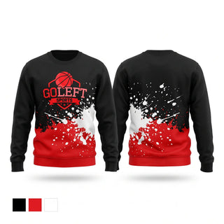 Crew Neck Sweatshirt, Go Left Sports, Men's Basketball, Teamtime, Team time, sublimation, custom sports apparel, team uniforms, spirit wear, spiritwear, sports uniforms, custom shirts, team store, custom team store, fundraiser sports, apparel fundraiser