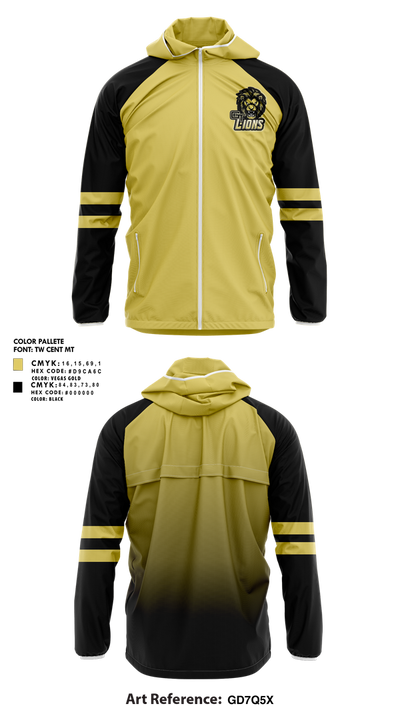 Gt lions 94037255 Windbreaker - 2
