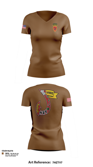 Womens Short Sleeve Vneck Shirt, H2F, 2nd Mobile Brigade, 25th Infantry Division, Army, Teamtime, Team time, sublimation, custom sports apparel, team uniforms, spirit wear, spiritwear, sports uniforms, custom shirts, team store, custom team store, fundraiser sports, apparel fundraiser