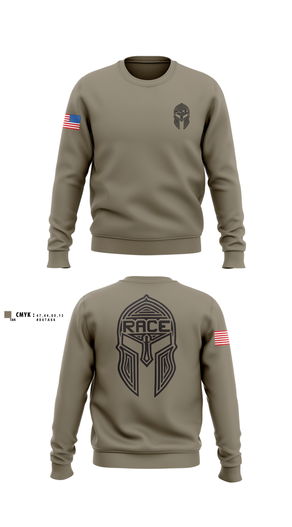 Crew Neck Sweatshirt, Race, Army, Teamtime, Team time, sublimation, custom sports apparel, team uniforms, spirit wear, spiritwear, sports uniforms, custom shirts, team store, custom team store, fundraiser sports, apparel fundraiser