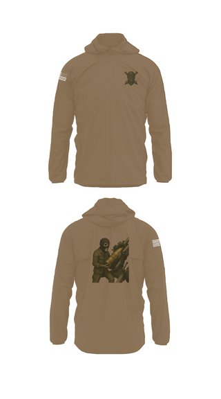 Windbreaker, 2/11 Battery H, Marines, Teamtime, Team time, sublimation, custom sports apparel, team uniforms, spirit wear, spiritwear, sports uniforms, custom shirts, team store, custom team store, fundraiser sports, apparel fundraiser