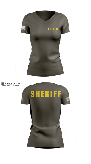 Womens Short Sleeve Vneck Shirt, JEFFERSON COUNTY SHERIFFS OFFICE, Police, Teamtime, Team time, sublimation, custom sports apparel, team uniforms, spirit wear, spiritwear, sports uniforms, custom shirts, team store, custom team store, fundraiser sports, apparel fundraiser