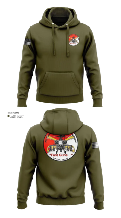 7th Squadron, Sixth Cavalry Regiment 24299123 Hoodie - 22