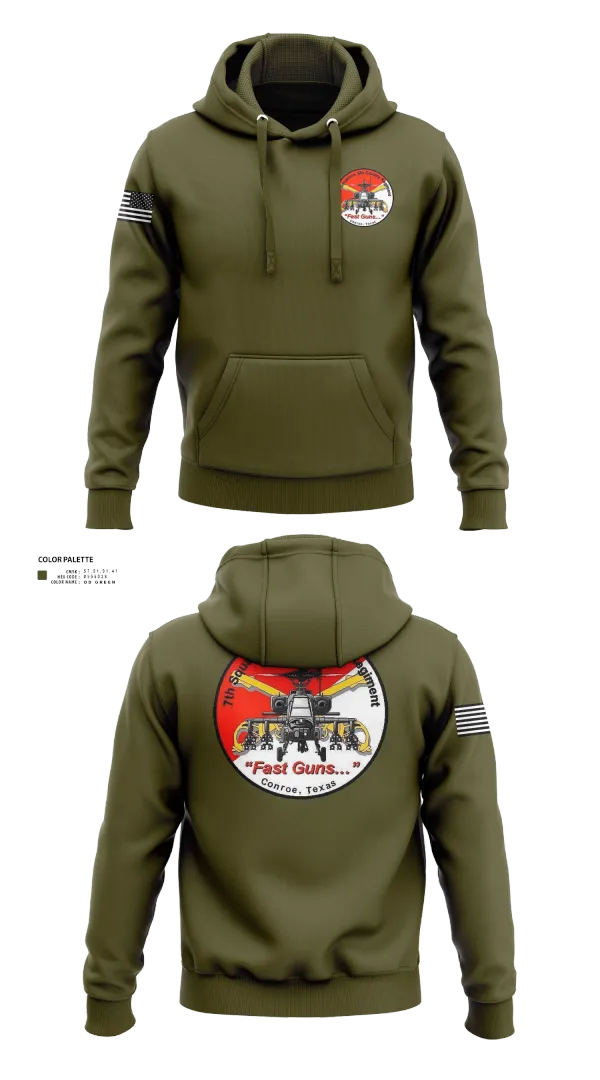 Hoodie, 7th Squadron, Sixth Cavalry Regiment, , Teamtime, Team time, sublimation, custom sports apparel, team uniforms, spirit wear, spiritwear, sports uniforms, custom shirts, team store, custom team store, fundraiser sports, apparel fundraiser