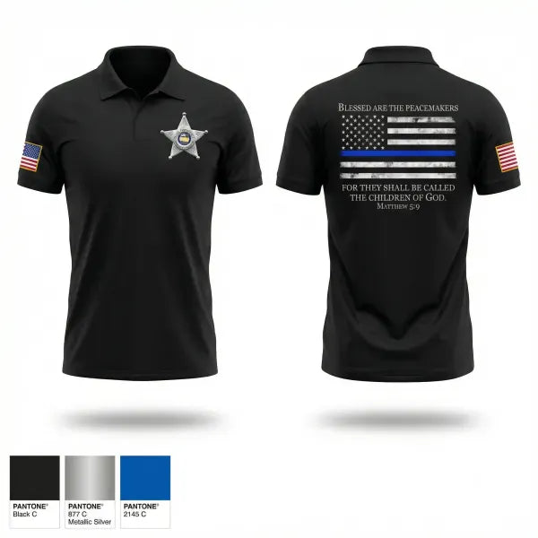 Short Sleeve Performance Polo, Shelburn Police Department, Police, Teamtime, Team time, sublimation, custom sports apparel, team uniforms, spirit wear, spiritwear, sports uniforms, custom shirts, team store, custom team store, fundraiser sports, apparel fundraiser