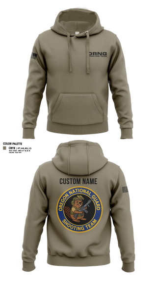 Hoodie, Oregon national guard shooting team, Army, Teamtime, Team time, sublimation, custom sports apparel, team uniforms, spirit wear, spiritwear, sports uniforms, custom shirts, team store, custom team store, fundraiser sports, apparel fundraiser