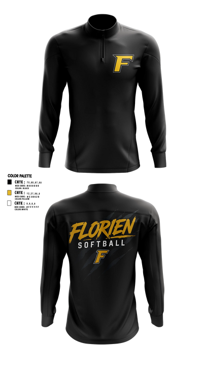 Florien Blackcats Quarter Zip Jacket - 18