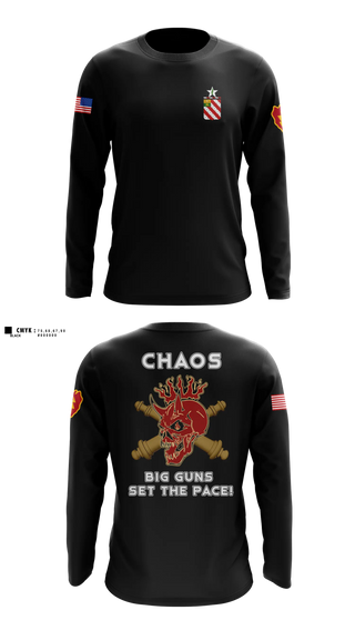 Long Sleeve Performance Shirt, C/1-8 FA, Army, Teamtime, Team time, sublimation, custom sports apparel, team uniforms, spirit wear, spiritwear, sports uniforms, custom shirts, team store, custom team store, fundraiser sports, apparel fundraiser