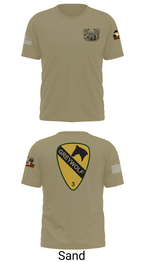 Short Sleeve Performance Shirt, 1st cav Div 3abct, , Teamtime, Team time, sublimation, custom sports apparel, team uniforms, spirit wear, spiritwear, sports uniforms, custom shirts, team store, custom team store, fundraiser sports, apparel fundraiser