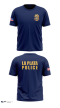 La Plata Police Department Old School Cotton Feel Shirt - 5