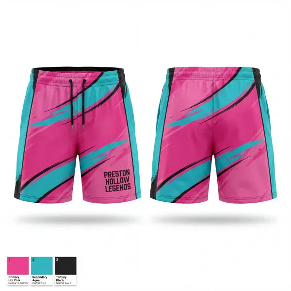 Athletic Shorts With Pockets, Preston Hollow Legends, Softball, Teamtime, Team time, sublimation, custom sports apparel, team uniforms, spirit wear, spiritwear, sports uniforms, custom shirts, team store, custom team store, fundraiser sports, apparel fundraiser