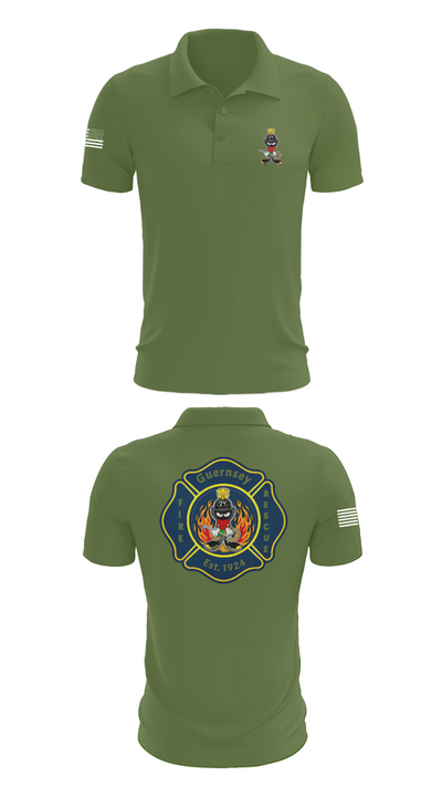 Guernsey Fire & Rescue 73903813 Short Sleeve Performance Polo - 47