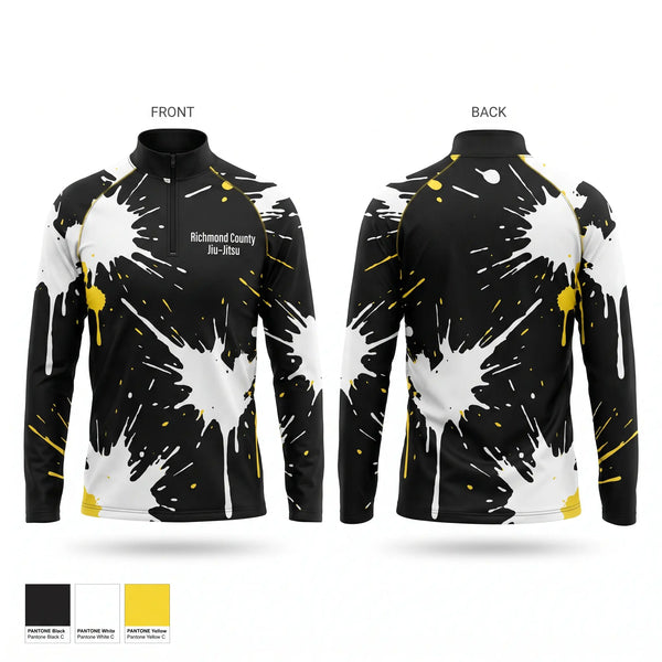 Quarter Zip Jacket, Richmond County Jiu-Jitsu, , Teamtime, Team time, sublimation, custom sports apparel, team uniforms, spirit wear, spiritwear, sports uniforms, custom shirts, team store, custom team store, fundraiser sports, apparel fundraiser