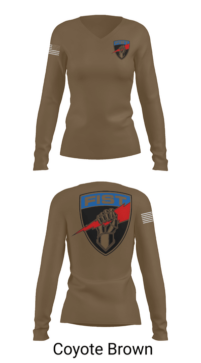 Det 4 29439115 Women's Long Sleeve V-neck Shirt - 16