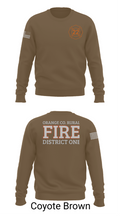 Orange County Rural District 1 Fire Department 66539276 Crew Neck Sweatshirt - 5