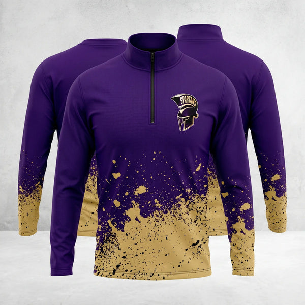 Quarter Zip Jacket, Jurupa Hills HS, Softball, Teamtime, Team time, sublimation, custom sports apparel, team uniforms, spirit wear, spiritwear, sports uniforms, custom shirts, team store, custom team store, fundraiser sports, apparel fundraiser
