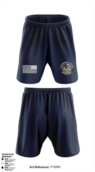 Athletic Shorts With Pockets, Holdenville PD, Police, Teamtime, Team time, sublimation, custom sports apparel, team uniforms, spirit wear, spiritwear, sports uniforms, custom shirts, team store, custom team store, fundraiser sports, apparel fundraiser