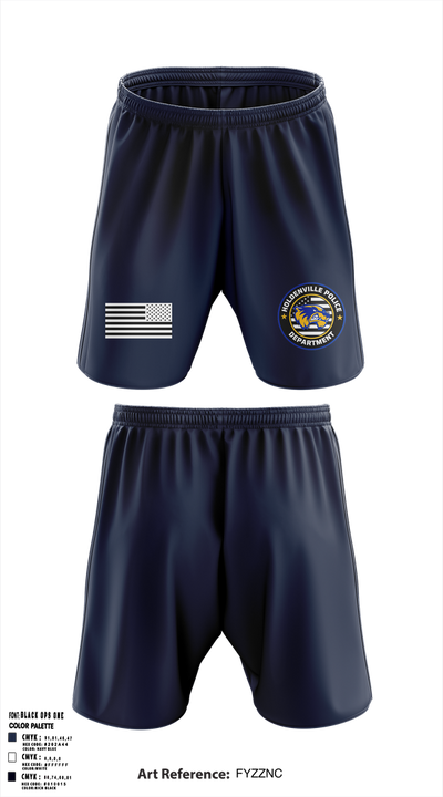 Holdenville PD 19180608 Athletic Shorts With Pockets - 1