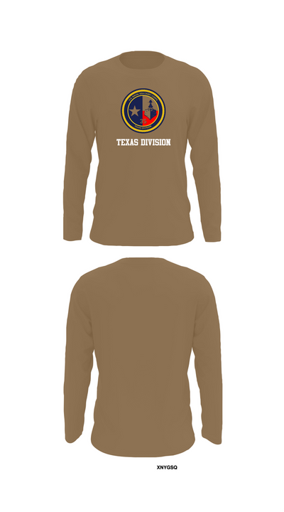 Texas Division 29729645 Long Sleeve Performance Shirt 12