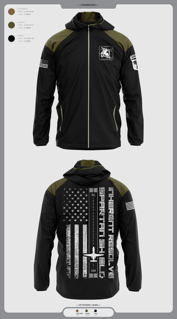 Windbreaker, Jet Det, Army, Teamtime, Team time, sublimation, custom sports apparel, team uniforms, spirit wear, spiritwear, sports uniforms, custom shirts, team store, custom team store, fundraiser sports, apparel fundraiser