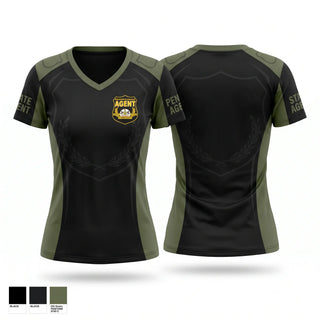 Womens Short Sleeve Vneck Shirt, Pennsylvania State agent, , Teamtime, Team time, sublimation, custom sports apparel, team uniforms, spirit wear, spiritwear, sports uniforms, custom shirts, team store, custom team store, fundraiser sports, apparel fundraiser