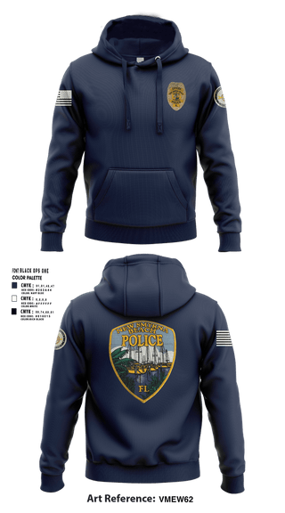 Hoodie, New Smyrna Beach PD, Police, Teamtime, Team time, sublimation, custom sports apparel, team uniforms, spirit wear, spiritwear, sports uniforms, custom shirts, team store, custom team store, fundraiser sports, apparel fundraiser
