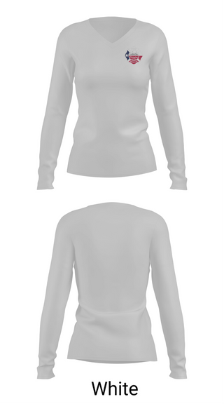 Womens Long Sleeve Vneck Shirt, Perryton Fire Department, Fire Department, Teamtime, Team time, sublimation, custom sports apparel, team uniforms, spirit wear, spiritwear, sports uniforms, custom shirts, team store, custom team store, fundraiser sports, apparel fundraiser