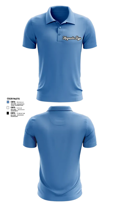 MAGNOLIA BOYS 95703014 Short Sleeve Performance Polo - 11