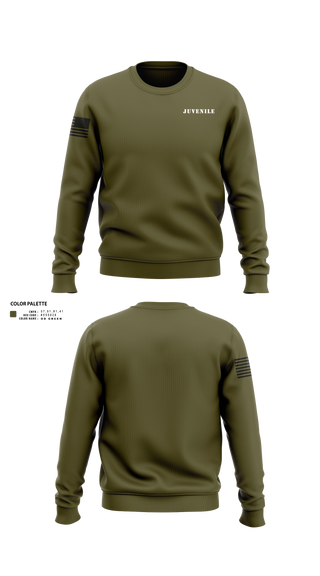 Crew Neck Sweatshirt, Juvenile, Police, Teamtime, Team time, sublimation, custom sports apparel, team uniforms, spirit wear, spiritwear, sports uniforms, custom shirts, team store, custom team store, fundraiser sports, apparel fundraiser