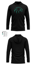 NSU Riverhawks Football 89263546 Long Sleeve Hooded Sun Shirt - 40