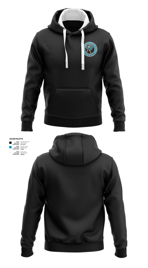 Hoodie, Titans, Women's Basketball, Teamtime, Team time, sublimation, custom sports apparel, team uniforms, spirit wear, spiritwear, sports uniforms, custom shirts, team store, custom team store, fundraiser sports, apparel fundraiser