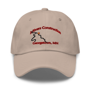 2 Rivers Construction 23011625 Classic Dad Hat | Yupoong 6245CM