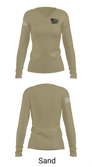 Womens Long Sleeve Vneck Shirt, McBee Police Department, , Teamtime, Team time, sublimation, custom sports apparel, team uniforms, spirit wear, spiritwear, sports uniforms, custom shirts, team store, custom team store, fundraiser sports, apparel fundraiser
